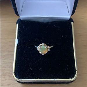 HLSK Adria Opal diamond ring